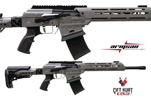 ARMSAN ARMTAC RS-23 GREY TELESKOPİK ŞARJÖRLÜ AV TÜFEĞİ